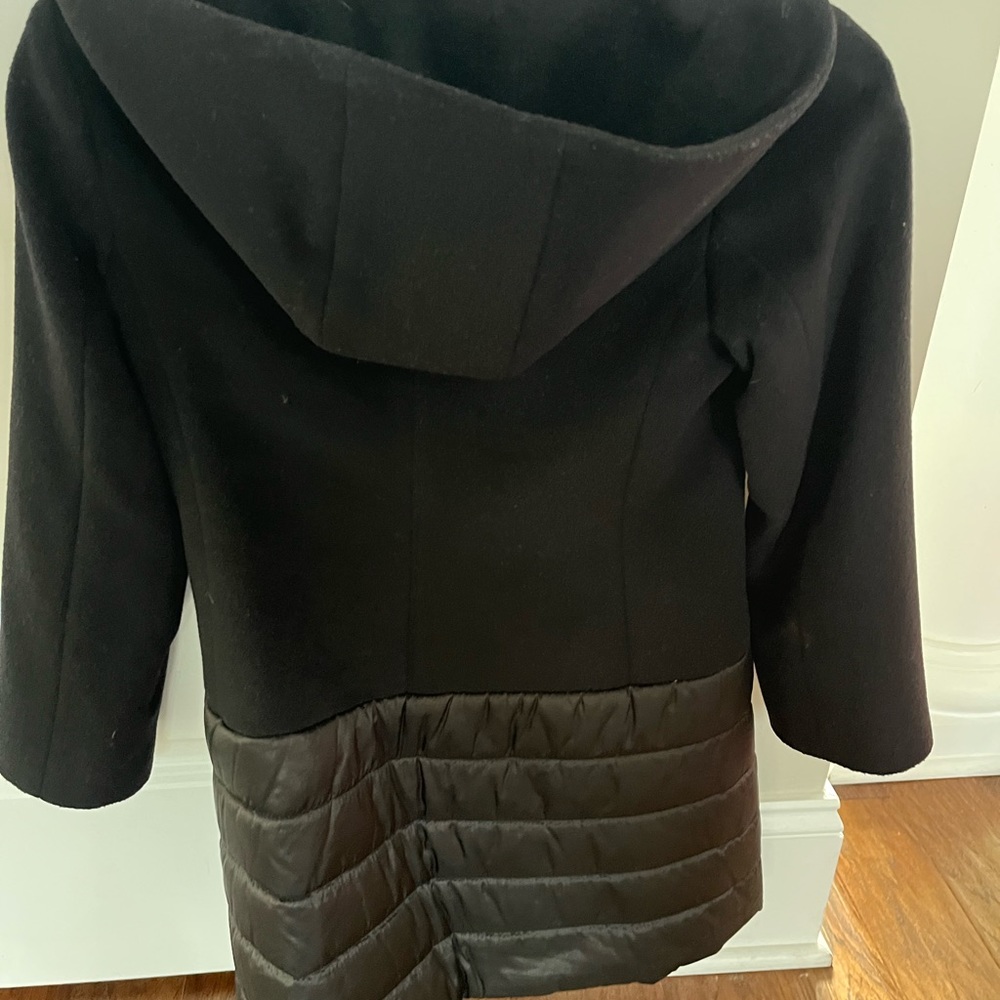 CINZIA ROCCA black girls wool coat MADE IN ITALY size 10